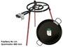 LA DEHESA Set de Paellera Émaillée 46cm avec Brûleur 400