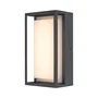 RABALUX Applique extérieure LED Mendoza RAB-7109, 6.5W 550lm IP65 étanche, aluminium anthracite, blanc chaud 3000K, moderne