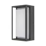 RABALUX Applique extérieure LED Mendoza RAB-7109, 6.5W 550lm IP65 étanche, aluminium anthracite, blanc chaud 3000K, moderne