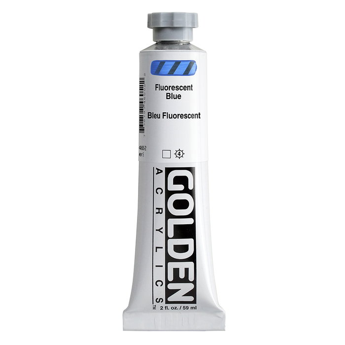 Golden Azul Fluorescente Heavy Body Acrylique 59 ml Golden Azul Fluorescente Heavy Body Acrylique 59 ml