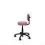 PIQUERAS Y CRESPO Chaise de bureau Llanos Rose