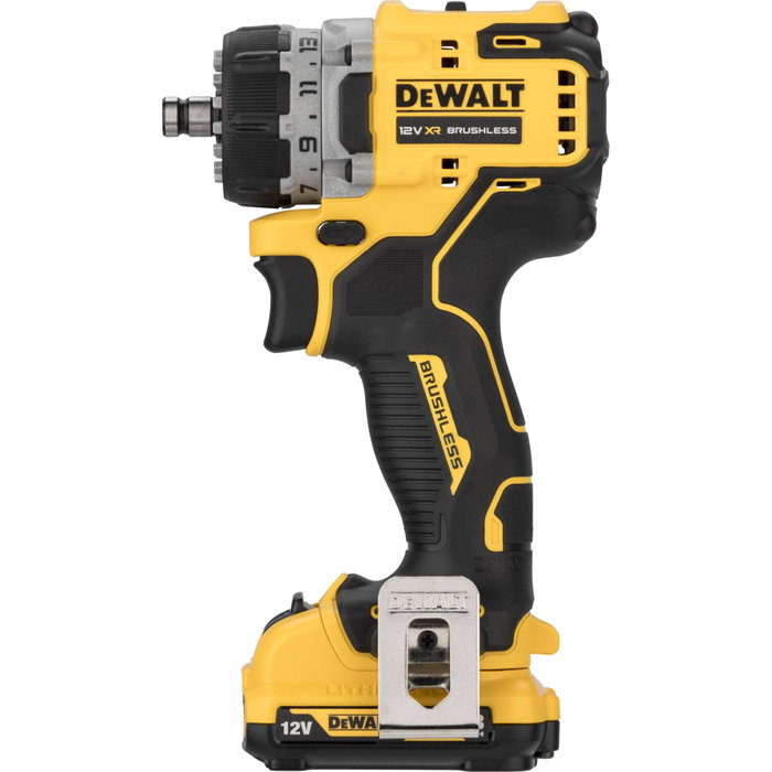 DEWALT DCD703L2T-QW Visseuse-perceuse sans fil multicabezal 12V avec 2 batteries Li-ion 3.0Ah et 4 têtes interchangeables