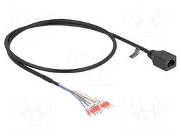 DELOCK Adaptateur RJ45 socle 0,5m noir