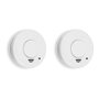 Smartware Lot de 2 détecteurs de fumée optiques blancs, 85 dB
