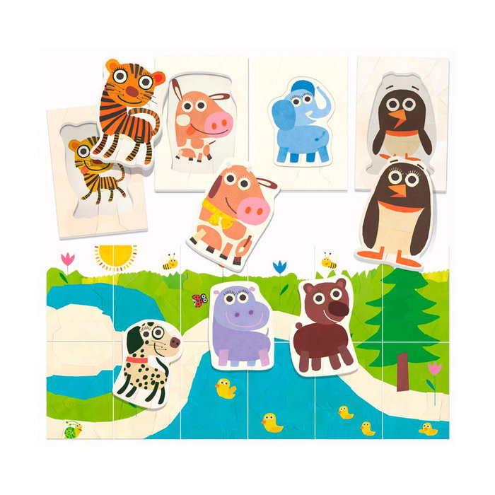 Headu Flashcards Lógica Montessori - Jeu éducatif avec cartes d'animaux (Ferme, Savane, Forêt) inevitable