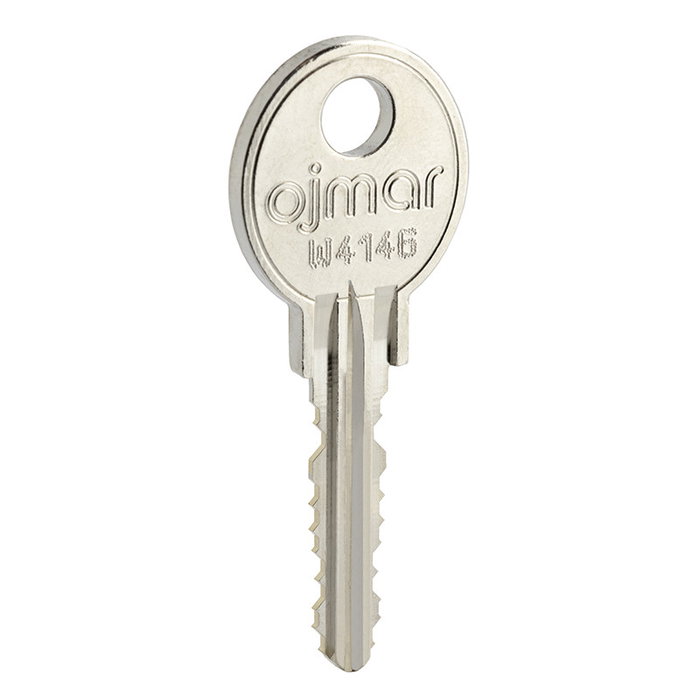 Ojmar Llave Maestra Cerradura Moneda 74 - Serrure à clé passe-partout format monnaie Ojmar Llave Maestra Cerradura Moneda 74 - Serrure à clé passe-partout format monnaie