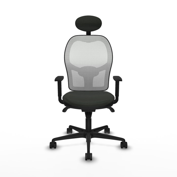 Chaise de Bureau avec Appui-tête Jorquera Piqueras y Crespo 1D036N1 Noir