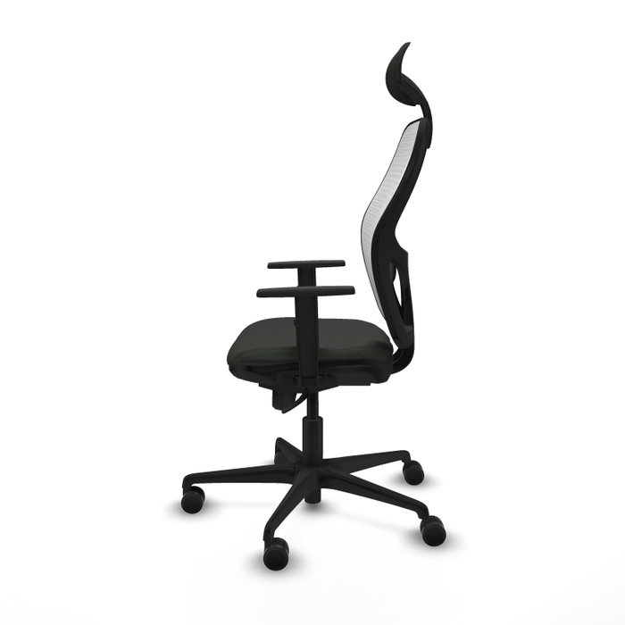 Chaise de Bureau avec Appui-tête Jorquera Piqueras y Crespo 1D036N1 Noir