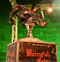 Mercyful Fate statuette Rock Ikonz On Tour caisse de tournée & masque de scène World Tour