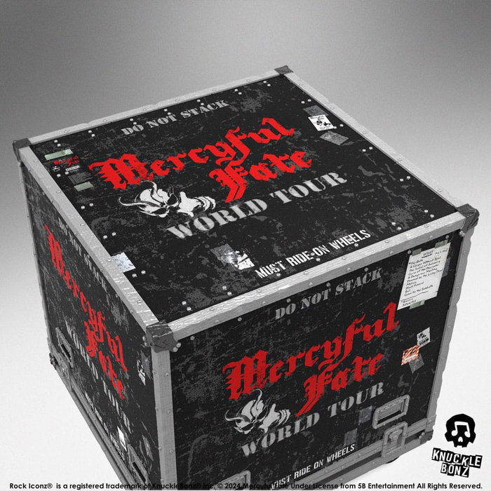 Mercyful Fate statuette Rock Ikonz On Tour caisse de tournée & masque de scène World Tour Mercyful Fate statuette Rock Ikonz On Tour caisse de tournée & masque de scène World Tour