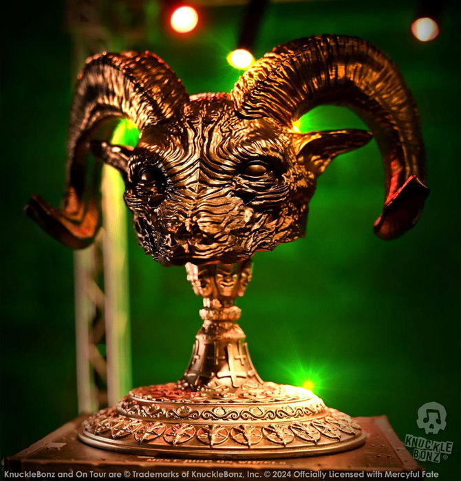 Mercyful Fate statuette Rock Ikonz On Tour caisse de tournée & masque de scène World Tour Mercyful Fate statuette Rock Ikonz On Tour caisse de tournée & masque de scène World Tour