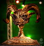 Mercyful Fate statuette Rock Ikonz On Tour caisse de tournée & masque de scène World Tour