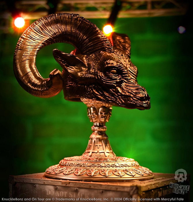 Mercyful Fate statuette Rock Ikonz On Tour caisse de tournée & masque de scène World Tour Mercyful Fate statuette Rock Ikonz On Tour caisse de tournée & masque de scène World Tour