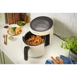 Russell Hobbs 27420-56 Friteuse à air sans huile SatisFry Air Panoramic - 5L - 1500W - 10 programmes de cuisson - Crème