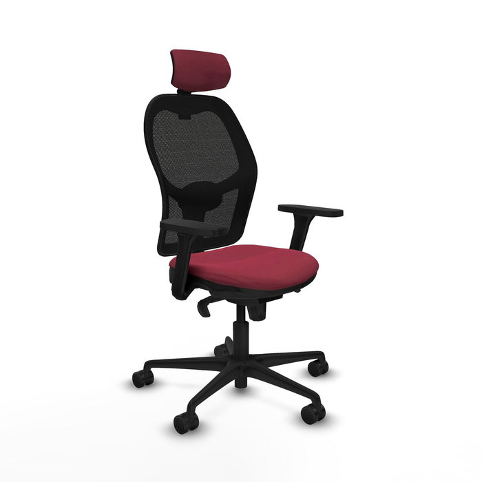 Piqueras y Crespo Chaise de Bureau avec Appui-tête Jorquera 3D036N2 Bordeaux Piqueras y Crespo Chaise de Bureau avec Appui-tête Jorquera 3D036N2 Bordeaux
