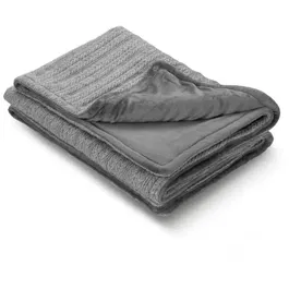 Medisana HB 680 Couverture chauffante réversible en maille, arrêt automatique 180 min, chauffe rapide 120 W, lavable, système de sécurité surchauffe