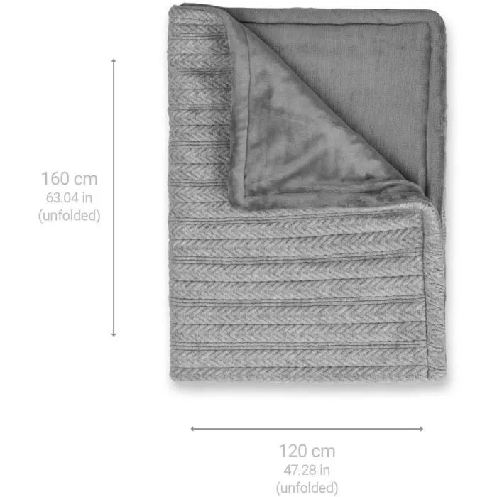 Medisana HB 680 Couverture chauffante réversible en maille, arrêt automatique 180 min, chauffe rapide 120 W, lavable, système de sécurité surchauffe Medisana HB 680 Couverture chauffante réversible en maille, arrêt automatique 180 min, chauffe rapide 120 W, lavable, système de sécurité surchauffe
