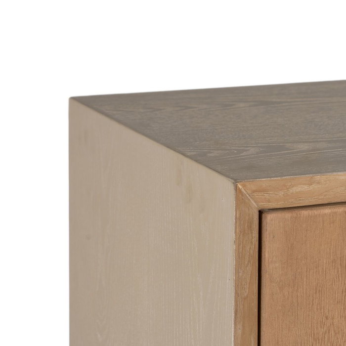 BigBuy Home Buffet AIKO Crème Naturel Fer Bois MDF