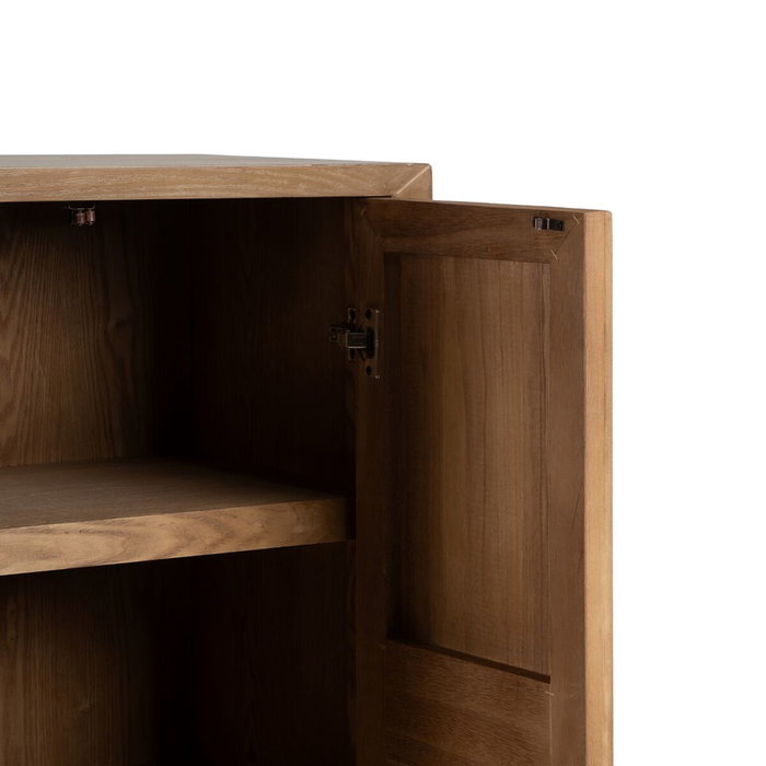 BigBuy Home Buffet AIKO Crème Naturel Fer Bois MDF