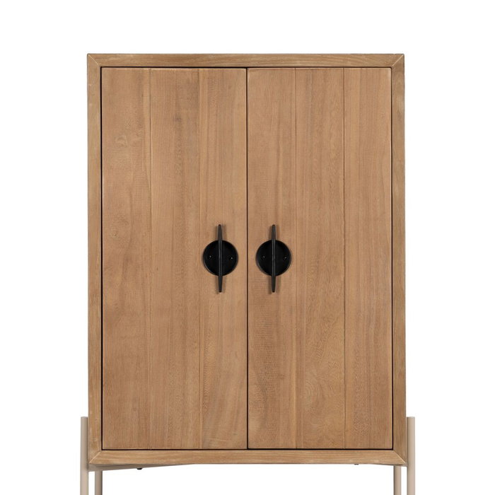 BigBuy Home Buffet AIKO Crème Naturel Fer Bois MDF