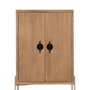 BigBuy Home Buffet AIKO Crème Naturel Fer Bois MDF
