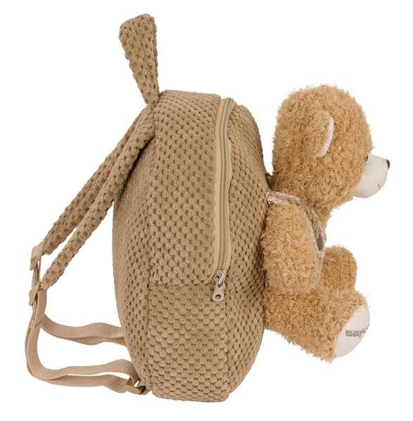 Safta Sac à dos préscolaire avec ourson 23 x 27 x 7.5 cm pour enfant de 3 ans Safta Sac à dos préscolaire avec ourson 23 x 27 x 7.5 cm pour enfant de 3 ans