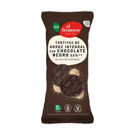EL GRANERO Galettes de riz au chocolat noir BIO 100g