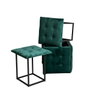 GO GIFT Jeu de tabourets Transformer Vert foncé, 5 unités