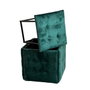 GO GIFT Jeu de tabourets Transformer Vert foncé, 5 unités