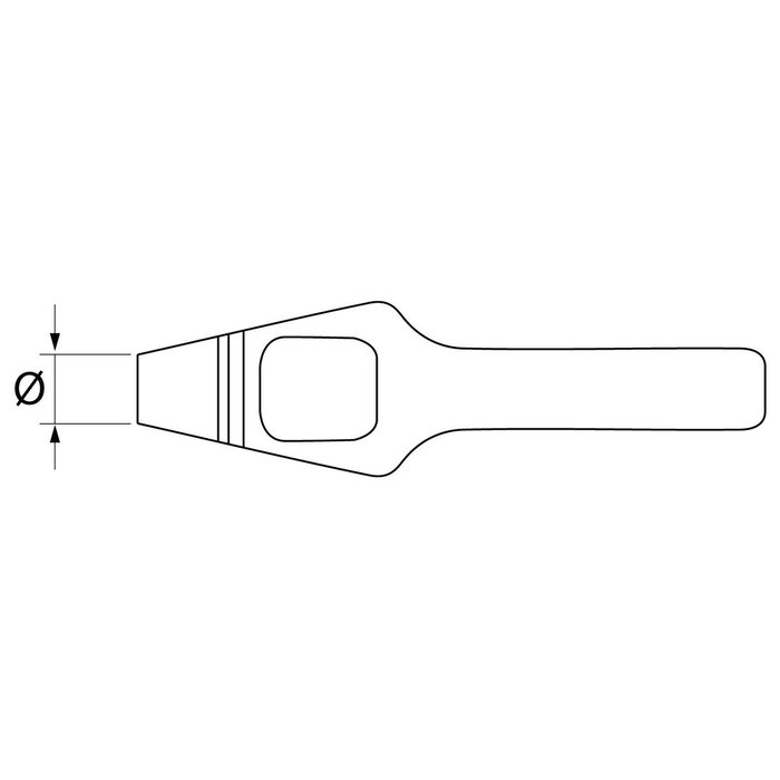 Poinçon Paffrath DIN 7200 A
