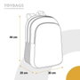 Toybags Primaria Fortnite Durrr - Sac à dos adaptable au chariot 44x30x20 cm, jeu Fortnite, en espagnol