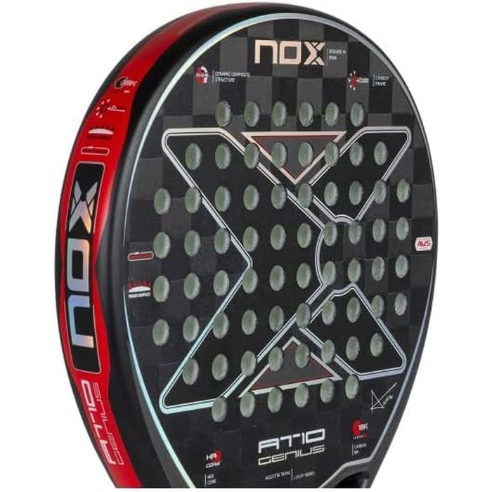 Raquette de Padel Nox T10 Genius 18K By Agustin Tapia Noir Raquette de Padel Nox T10 Genius 18K By Agustin Tapia Noir
