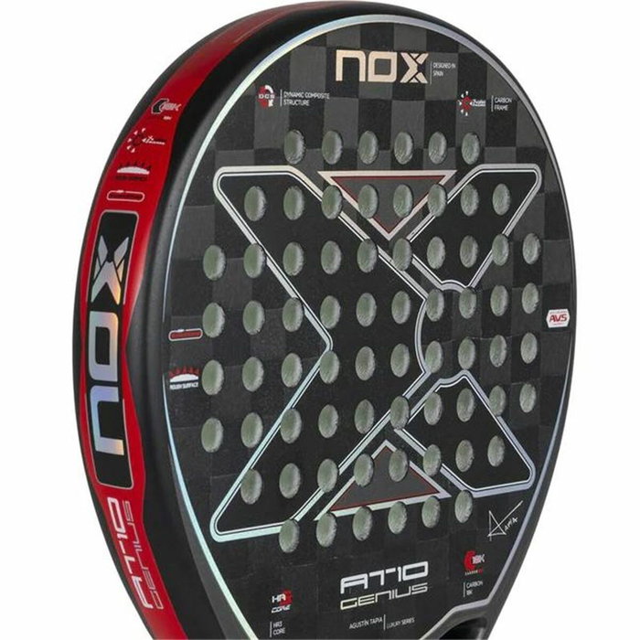 Raquette de Padel Nox T10 Genius 18K By Agustin Tapia Noir Raquette de Padel Nox T10 Genius 18K By Agustin Tapia Noir