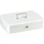 Burg-Wächter Caissette à monnayeur ZK 2307 EURO en acier peint blanc pour pièces et billets - 75 x 330 x 235 mm