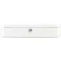 Burg-Wächter Caissette à monnayeur ZK 2307 EURO en acier peint blanc pour pièces et billets - 75 x 330 x 235 mm