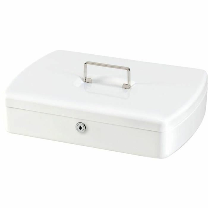 Burg-Wächter ZK 2307 EURO Boîte de sécurité blanche avec monnayeur
