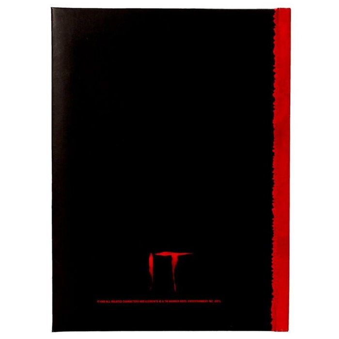 Sd Toys Cahier Lumineux IT avec Feuilles Lignées - Carnet de Notes Thème Horreur, Idéal Écrire dans l'Obscurité, Compact