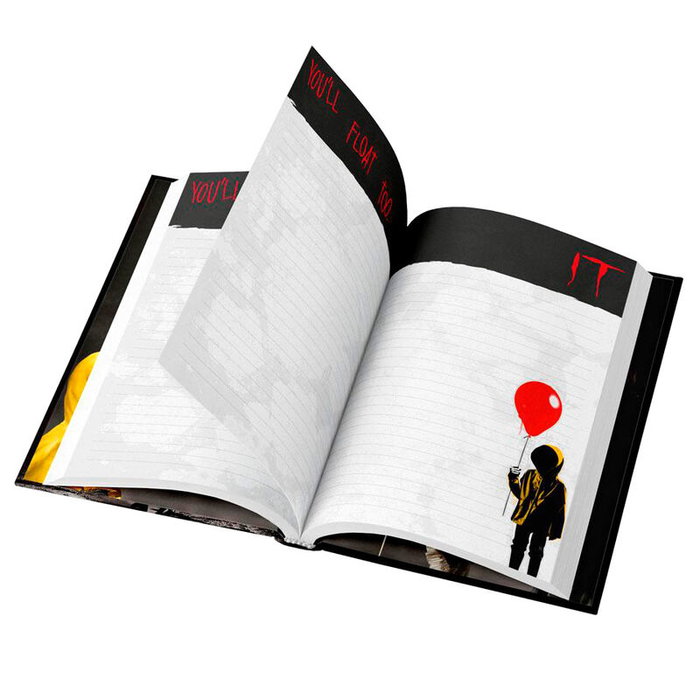 SD TOYS Carnet A5 Balloon IT avec lumière intégrée - 90 pages lignées - Fonctionne avec 3 piles AG10 (fournies) SD TOYS Carnet A5 Balloon IT avec lumière intégrée - 90 pages lignées - Fonctionne avec 3 piles AG10 (fournies)