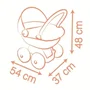 Smoby - Landau câlin Baby Nurse pour poupon, poussette jouet avec rangement et housse lavable, pour enfant dès 18 mois (42 cm)