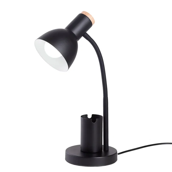 SKD Lámpara de Mesa Design 'Alison', Réf. T003-W, Lampe de Table Moderne, Abat-Jour Unique, Douille E27 pour Ampoule LED SKD Lámpara de Mesa Design 'Alison', Réf. T003-W, Lampe de Table Moderne, Abat-Jour Unique, Douille E27 pour Ampoule LED