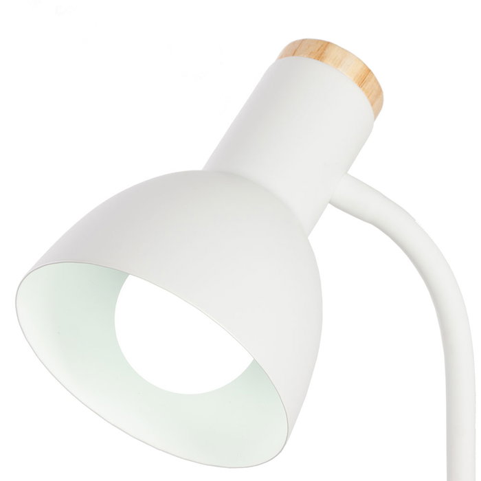 Lampe de Table Design Alison SKD-T003-W avec Douille E27 pour Ampoule LED - Moderne et Élégante Lampe de Table Design Alison SKD-T003-W avec Douille E27 pour Ampoule LED - Moderne et Élégante