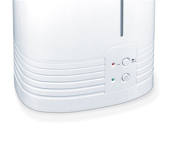 Beurer LB-55 Humidificateur d'air par évaporation - 2 niveaux, réservoir 15 tampons anti-calcaire - Jusqu'à 50 m²
