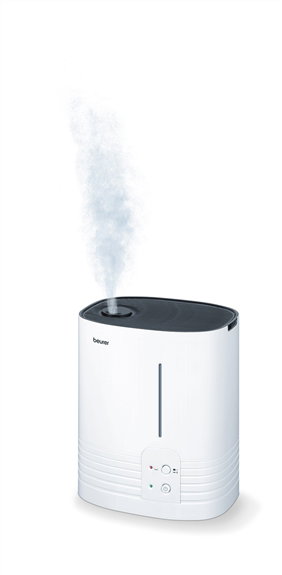 Beurer LB-55 Humidificateur d'air par évaporation - 2 niveaux, réservoir 15 tampons anti-calcaire - Jusqu'à 50 m²