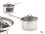 KINVARA Cazo pour induction avec couvercle en verre 16 cm