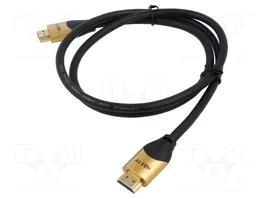 QOLTEC Câble HDMI 2.1 de 1 m, Noir