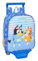 Safta Moch 232+Carro 805 Bluey "Let's Play" - Sac à dos enfant avec chariot - 22 x 27 x 10 cm - Âge minimum recommandé : 3 ans