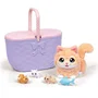 Little Live Pets Mama Surprise Kitty - Peluche Chat Interactif Rose