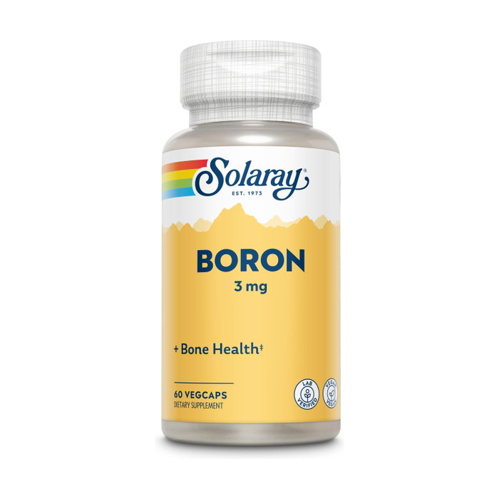 SOLARAY Citrate Boron 3 mg, 60 capsules végétales SOLARAY Citrate Boron 3 mg, 60 capsules végétales