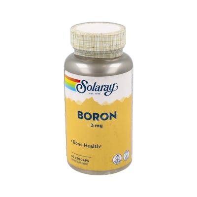 SOLARAY Boro Citrato 3 mg, 60 capsules végétales SOLARAY Boro Citrato 3 mg, 60 capsules végétales