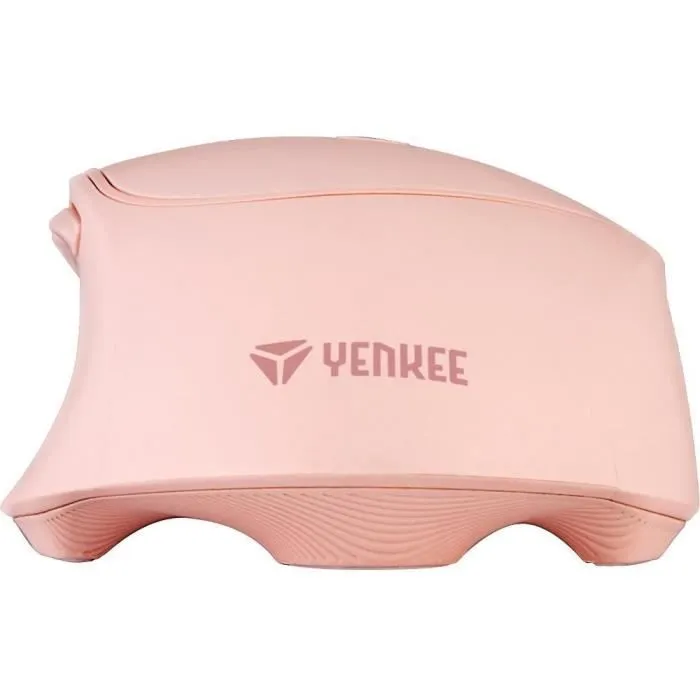 YENKEE Souris sans fil rechargeable YMS 2080PK, capteur optique précis, autonomie 35h, recharge USB-C, design élégant rose, portée 10 m YENKEE Souris sans fil rechargeable YMS 2080PK, capteur optique précis, autonomie 35h, recharge USB-C, design élégant rose, portée 10 m